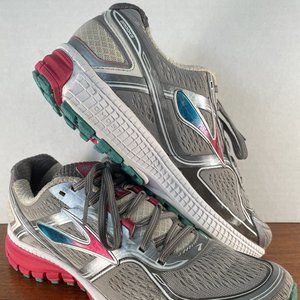 Women's Girl's Brooks Ghost 8th Edition Pink Gray Teal FORM Orthotic Insoles!